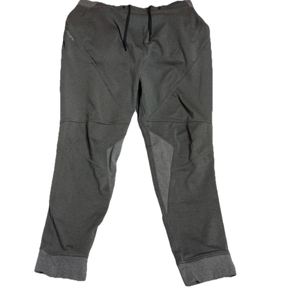 Hylete Mens Activewear Jogger Pants Drawstring Waist Pockets Size M Grey